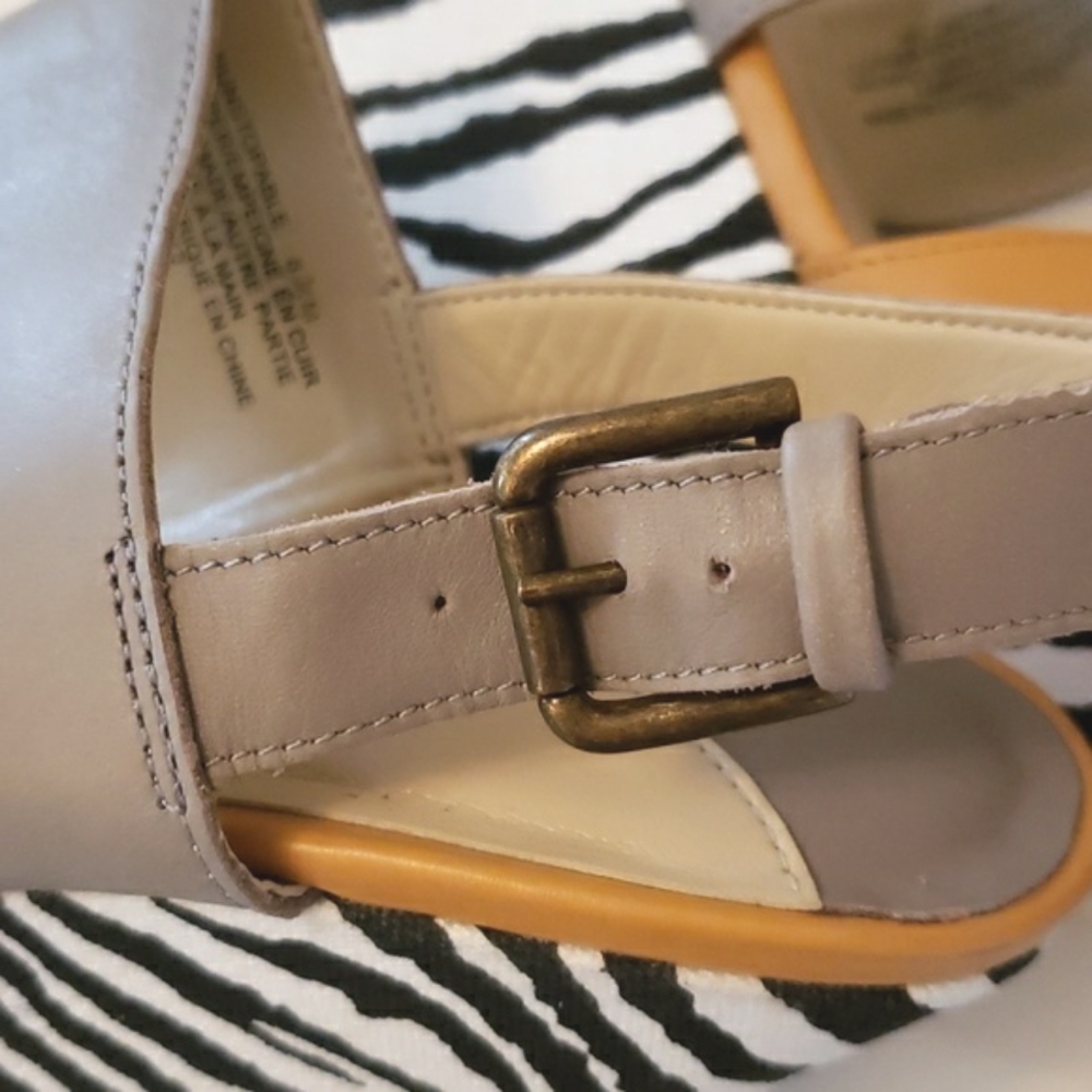 Nine West Platform Wedge Sandals Unstopable 8.5 NWOT - Picture 12 of 13